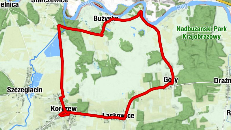 Korczew - Laskowice - Góry - Drohiczyn