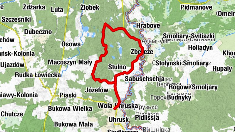 Uhrusk - Gibson - Kaplica rzymskokatolicka pw. Wniebowstąpienia Pańskiego - Kościół parafialny pw. św. Stanisława Kostki
