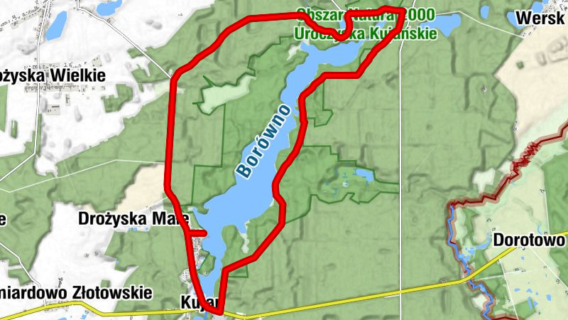 Kujanki - Karolewo - Wierzchołek - powiat złotowski