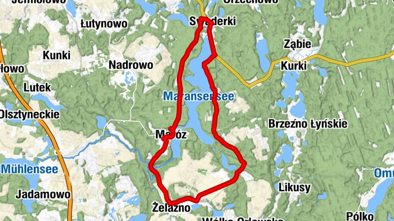 Bolejny - Żelazno - Maróz - Swaderki