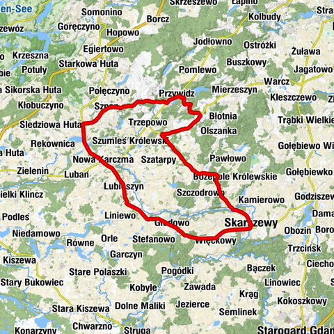 Przywidz - Rybaczówka - Skarszewy - Kościół pw. Świętego Michała Archanioła