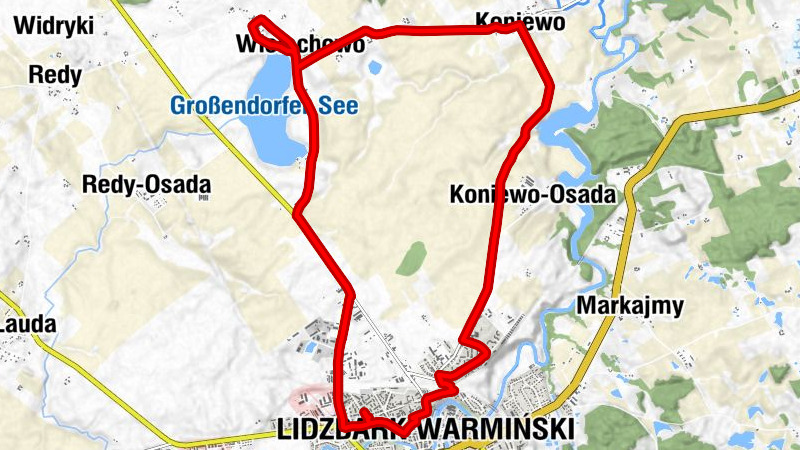 Lidzbark Warmiński - Kościół pw. Świętego Andrzeja Boboli - Cerkiew Świętych Apostołów Piotra i Pawła - Osiedle Kromera