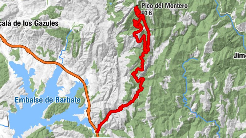 Alcalá de los Gazules - Cancho de la Alcoba - Pico del Montero - Tajo Gordo