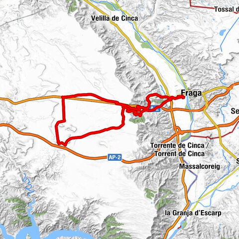 Fraga - Cafe Edelweiss - Iglesia de San Salvador - Cardiel