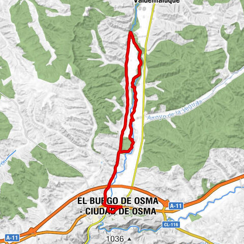 El Burgo de Osma - Ciudad de Osma - Los Arides - La Vega de las Viñas - Sotos del Burgo