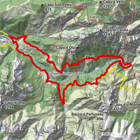 Fontaine du Pont de Porto - Ota - Église Saint-Jean Baptiste
