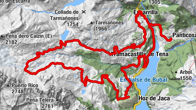 Sallent de Gállego - Tramacastilla de Tena - Piedrafita de Jaca - Sandiniés