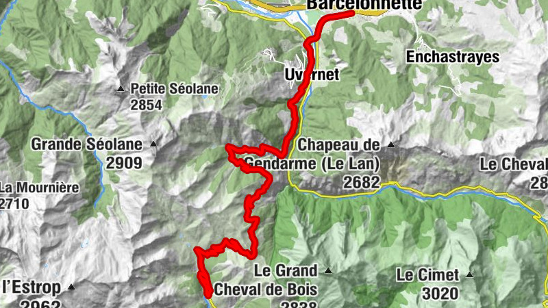 La Foux d'Allos - La cabane du gourmet - Refuge du Col d'Allos - Barcelonnette