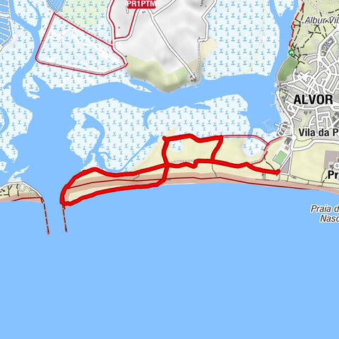 Rundgang im Naturpark, Alvor, Portugal