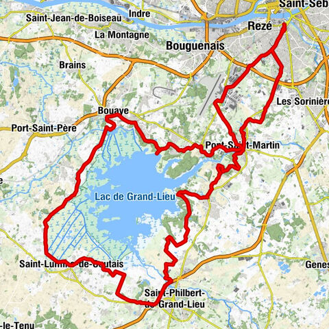 Nantes - Église Saint-Martin - Chapelle Notre-Dame-du-Châtellier - Rezé - Pont-Rousseau