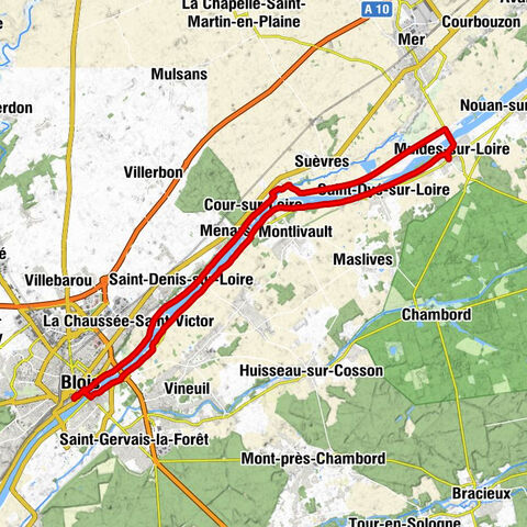 Le Bourg - Église Saint-Lubin - Église Saint-Nicolas - Blois