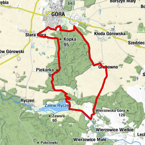 Góra - Stara Góra - Piekarka - Moszyckie