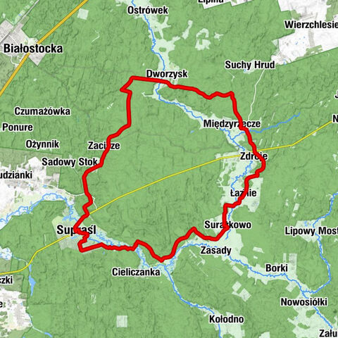 Supraśl - Jałówka - Kościół pw. Świętej Trójcy - Cerkiew Świętego Jana Teologa