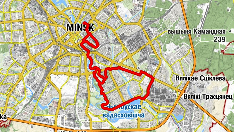 Аўтазаводская - Сталовая - Мінск - Царква Святога Апостала Андрэя Першазванага