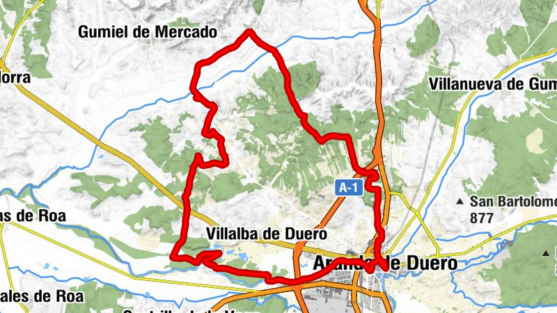 La Aguilera - Ermita de San Antonio Abad - Ermita de Santa Ana - Quintana del Pidio