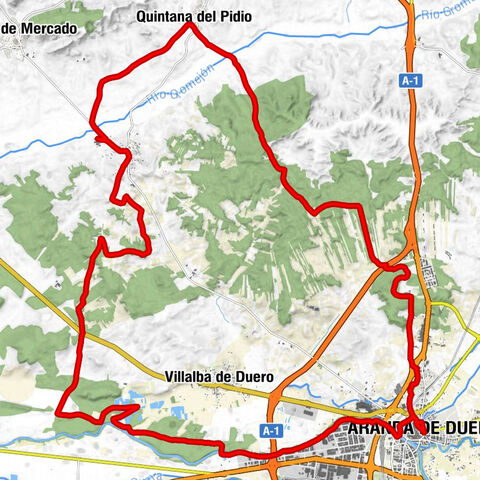 La Aguilera - Ermita de San Antonio Abad - Ermita de Santa Ana - Quintana del Pidio