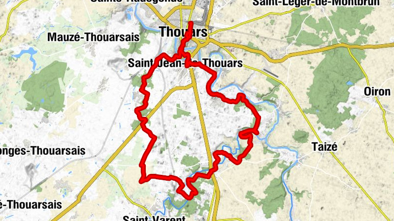 Thouars - Église Saint-Médard - Église Saint-Hilaire - Église Saint-Cyr-et-Sainte-Julitte