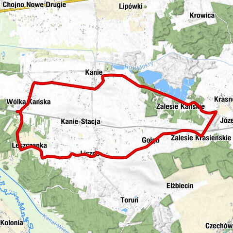 Wólka Kańska - Kanie - Zalesie Kańskie - Zalesie Krasieńskie