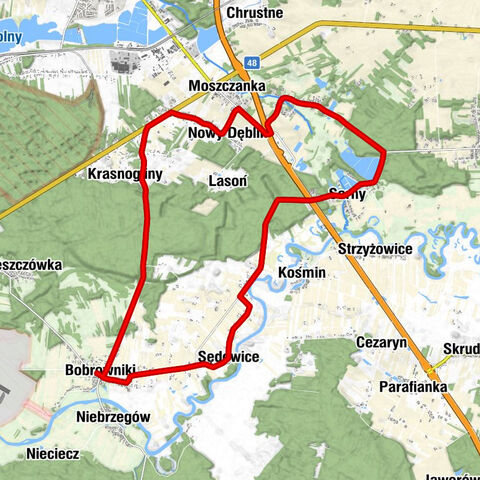 Bobrowniki - Kościół pw. Nawiedzenia Najświętszej Maryi Panny w Bobrownikach - Podwierzbie - Sędowice