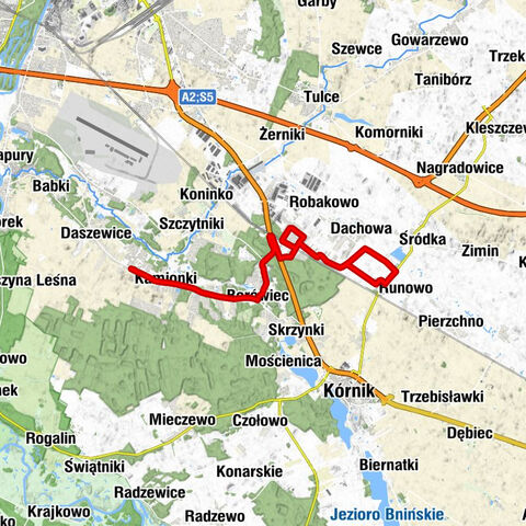 Kamionki - Borówiec - Zajazd Non-Stop - Kościół Rzymskokatolicki pw. św.Józefa Rzemieślnika