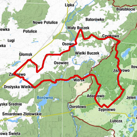 Zakrzewo - Zakrzewo-Wybudowanie - Kaplica pw. Miłosierdzia Bożego - Kościół pw. Świętej Marii Magdaleny