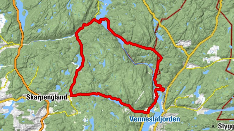Røyknes - Skisland - Drivenesmoen - Samkom
