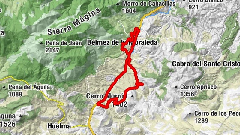 Casablanca - Bélmez de la Moraleda - Junta de los Ríos - Solera