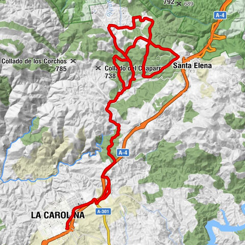 La Carolina - Orellana La Perdiz ii - Navas de Tolosa - Orellana Perdiz