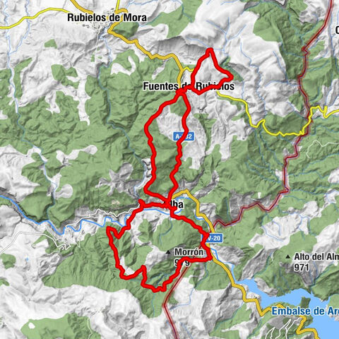 Fuentes de Rubielos - collado de los Santos - Olba - Hoya de Ramos