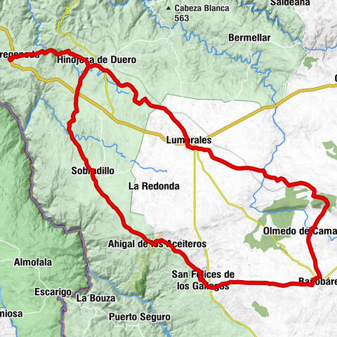 La Fregeneda - La Tinaja - Ermita de Roque Armador - Iglesia de San Marcos Evangelista