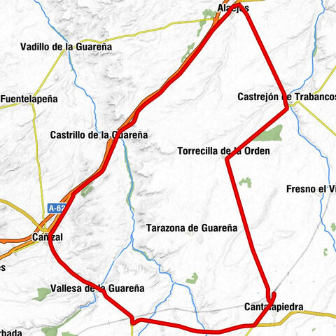 Cantalapiedra - Vallesa de la Guareña - Cañizal