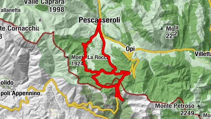 San Donato Val di Comino - Rifugio Duca d'Aosta - Chiesa dell'Addolorata - Forca d'Acero