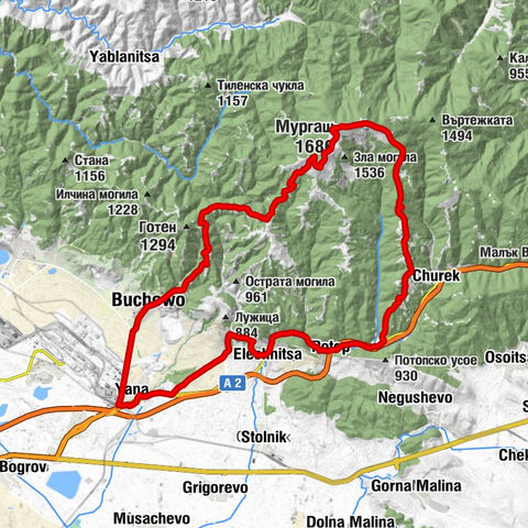 Яна - Мургаш - Мали Мургаш - Йоцова ливада