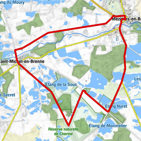 Saint-Michel-en-Brenne - Chérine - Le Champ de la Cure - Mézières-en-Brenne