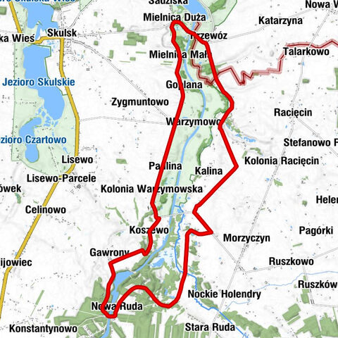 Nowa Ruda - Gawrony - Koszewo - Kolonia Warzymowska