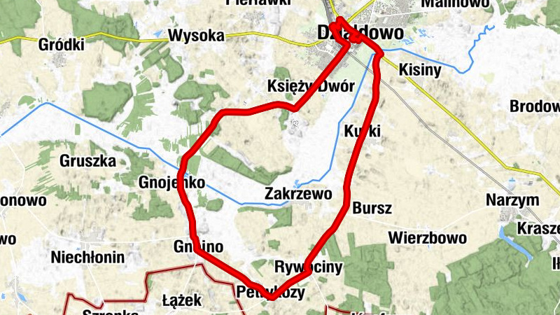 Działdowo - Wybudowanie Księżodworskie - Księży Dwór