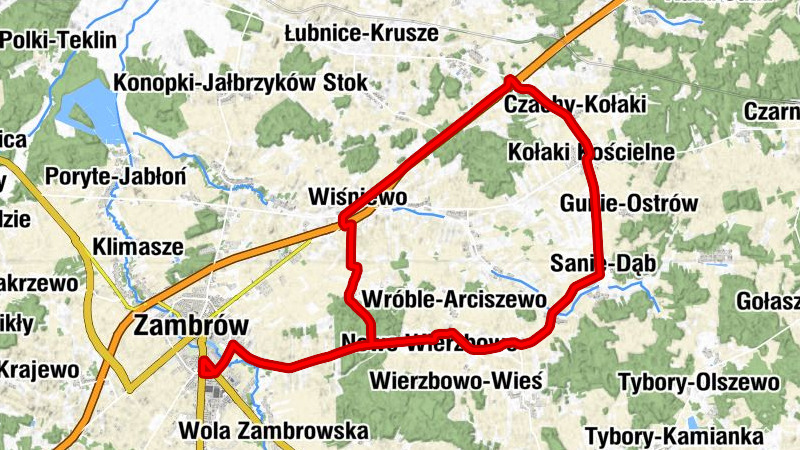 Zambrów - Osiedle Południowe Pierwsze - Wola Zambrzycka - Kościół pw. Wniebowzięcia Najświętszej Maryi Panny