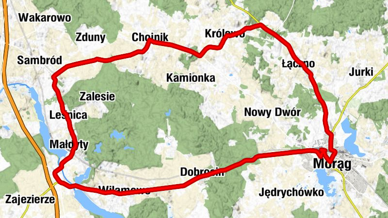 Morąg - Kościół pw. Przemienienia Pańskiego - Kościół filialny pw. Świętego Wojciecha - Kościół pw. Błogosławionego Michała Kozala Biskupa i Męczennika