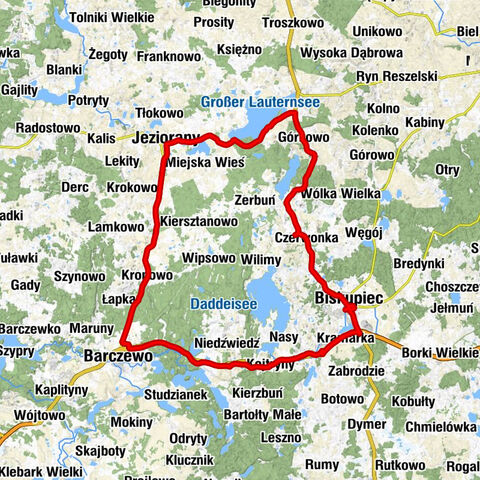 Czerwonka - Kościół pw. św. Mikołaja i św. Antoniego - Kaplica dojazdowa - Kościół pw. Świętego Jana Chrzciciela