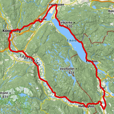 Kongsberg - Pinsekirken Betania Kongsberg - Kongsberg Syvendedags Adventistkirke - Vestfossen kapell