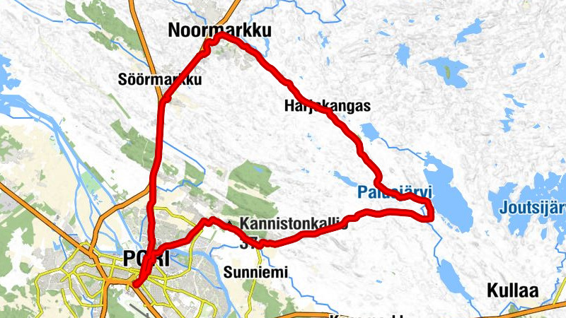 Pori - Noormarkku - Harjakangas