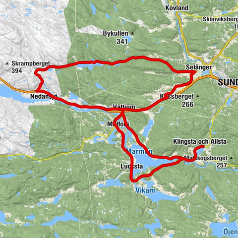Matfors - Fors - Lunde - Värsta