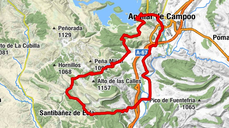 Mave - Ermita de San Roque (humilladero) - Aguilar de Campoo - Santa María de Mave