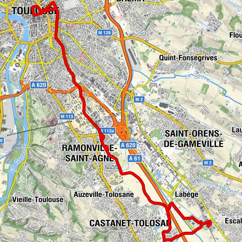 Escalquens - L'Écluse de Castanet - Chapelle des Carmélites - Église Notre-Dame-du-Taur