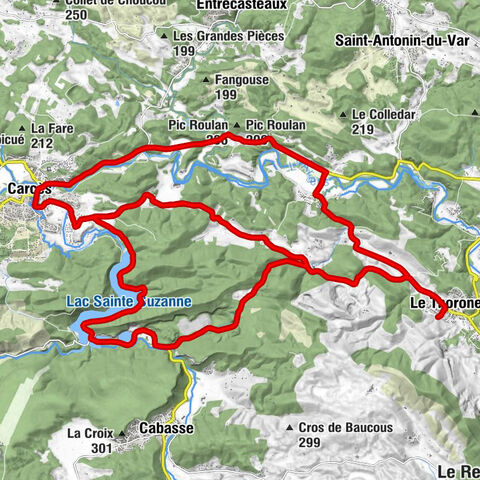 Le Thoronet - La Guinguette du Lac - Aven des Pins Bâtards - Carcès