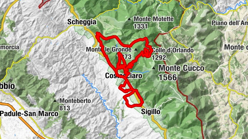 Costacciaro - Santuario della Madonna delle Grazie - Colle d'Orlando - La Locanda d'Avelle