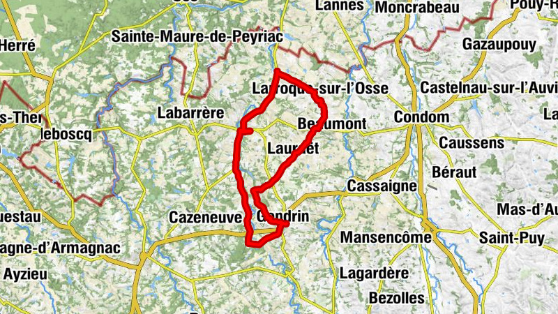 Gondrin - A Laroussa - A Gouget - Église Saints-Philippe-et-Jacques