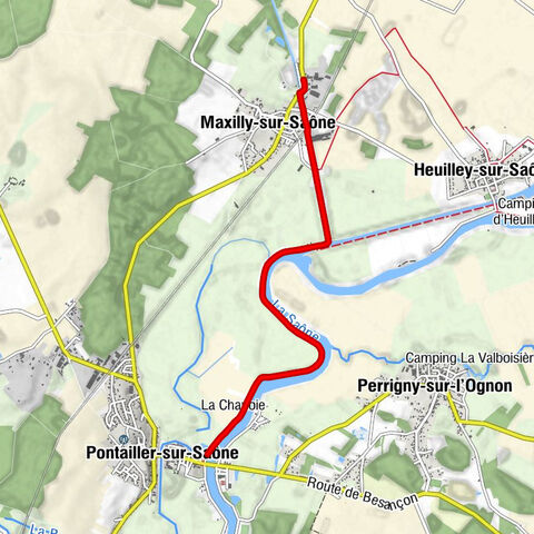 Maxilly-sur-Saône - Pontailler-sur-Saône
