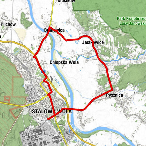 Karczma Biesiada - Kościół pw. Przemienienia Pańskiego - Stalowa Wola
