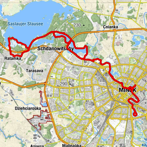 Плошча Перамогі - Мінск - Валокі Полацкія - Траецкае прадмесце